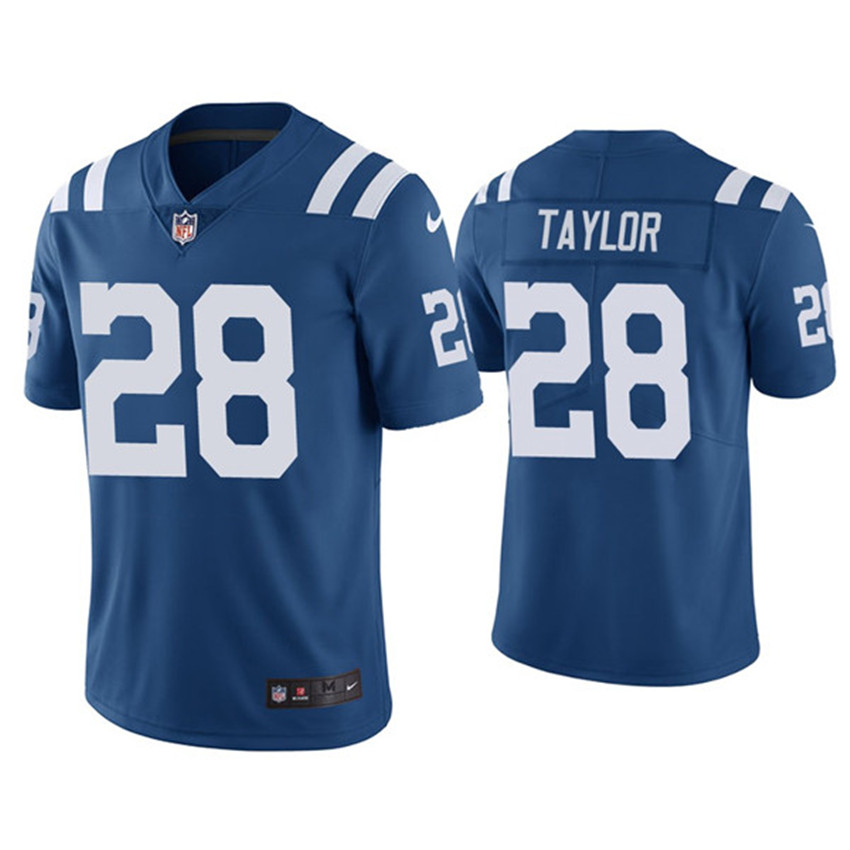 Toddlers Blue Indianapolis Colts #28 Jonathan Taylor Vapor Untouchable Limited Stitched Jersey